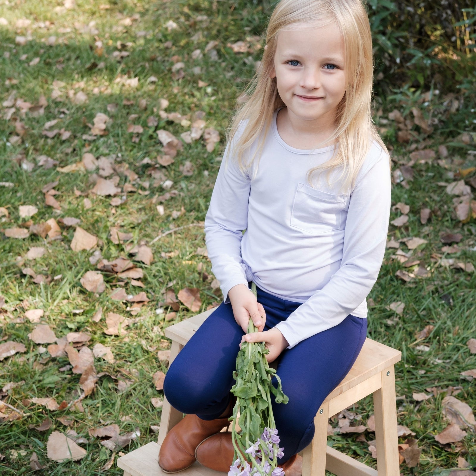 Kids Long Sleeve Pocket T-Shirt – Shēdo Lane