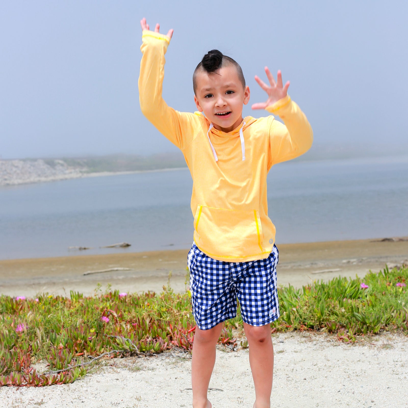 トップス KIDILL DOCKING HOODIE YELLOW KIDILL DOCKING HOODIE YELLOW