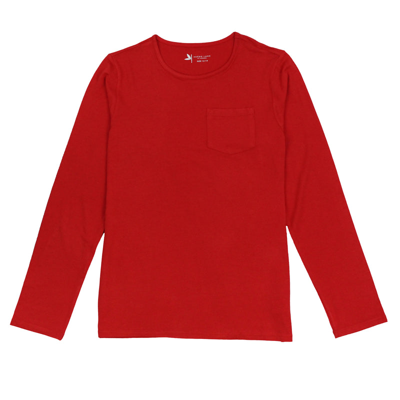 Kids Long Sleeve Pocket T-Shirt – Shēdo Lane