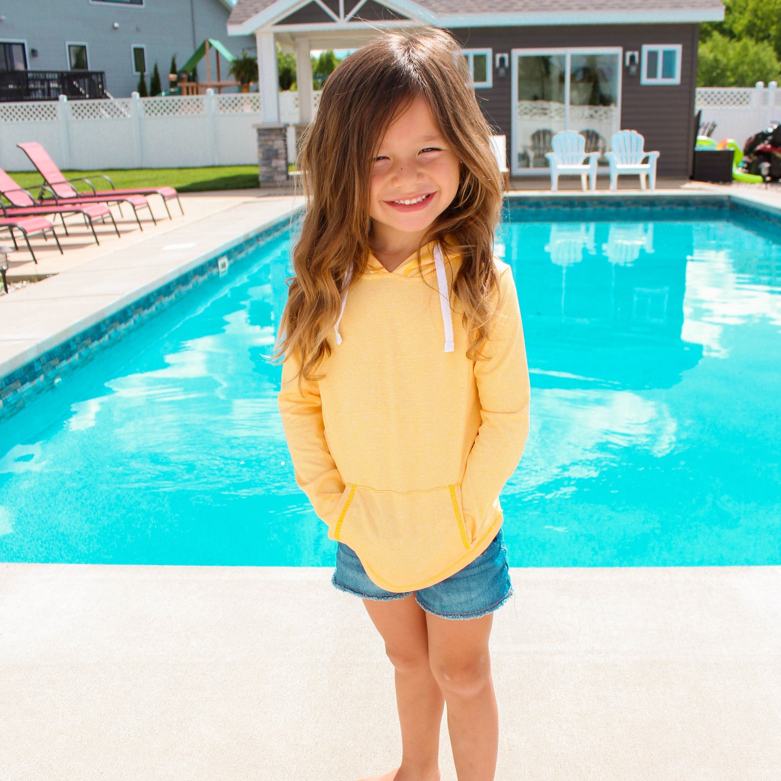 トップス KIDILL DOCKING HOODIE YELLOW KIDILL DOCKING HOODIE YELLOW