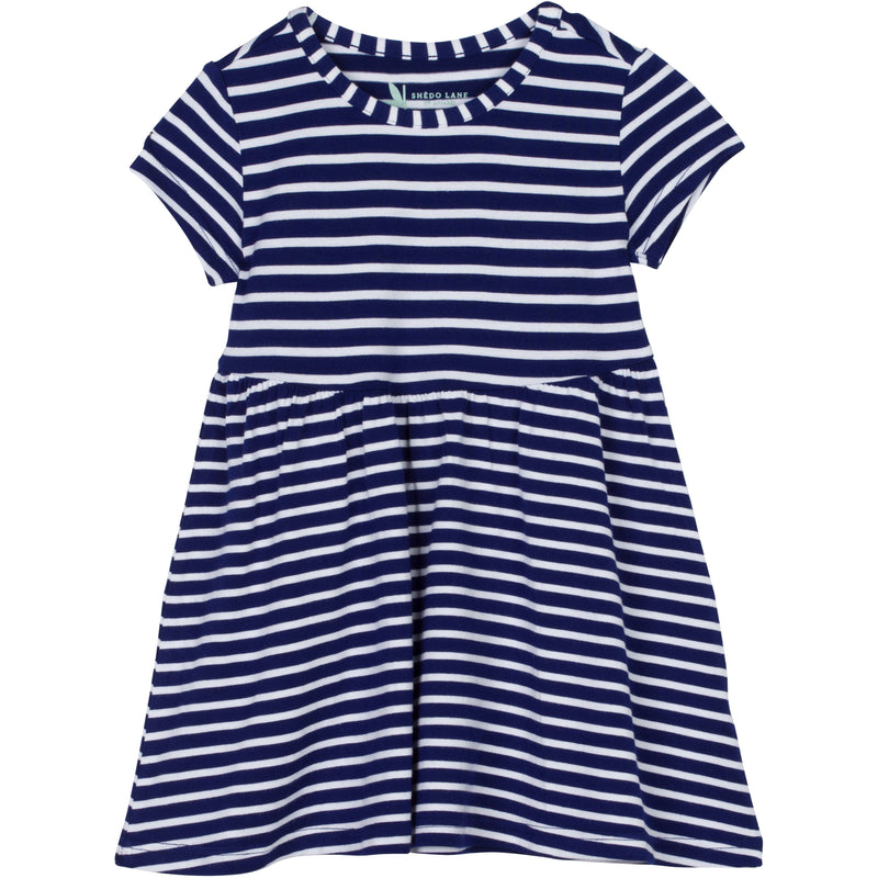Girls Short Sleeve Swing Dress Girls Short Sleeve Swing Dress