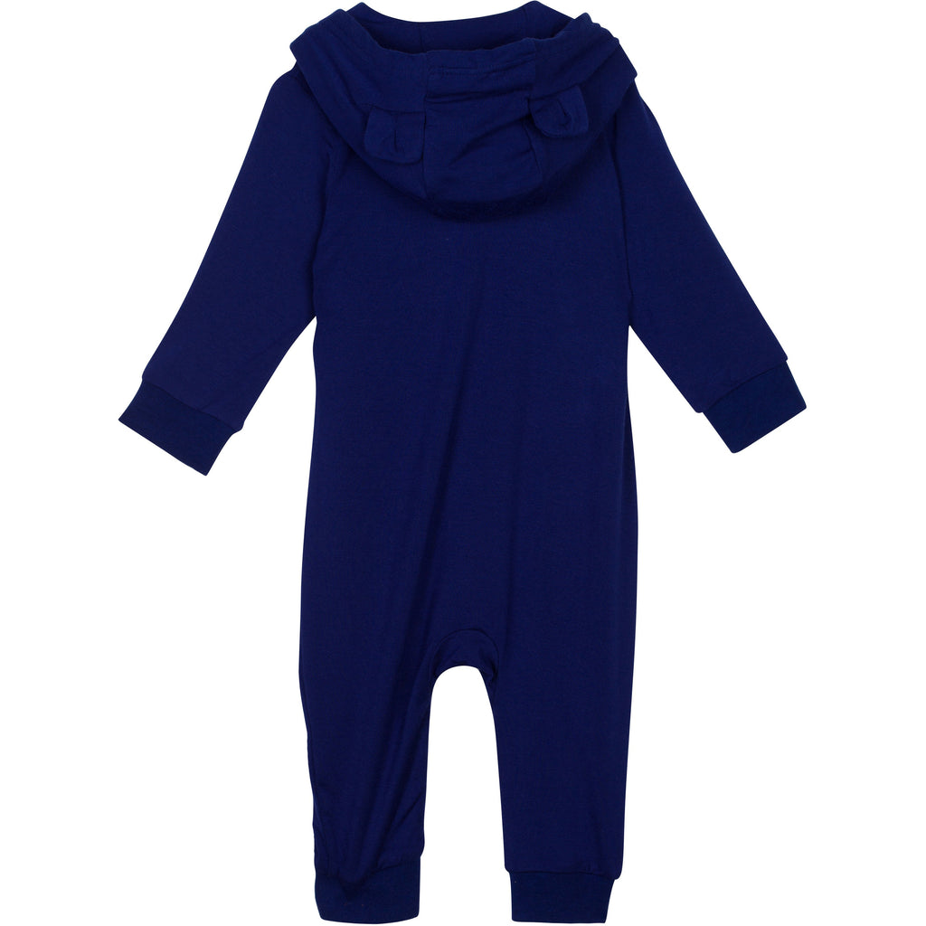 Lolmot Fluffy Baby Jumpsuit Hooded Fleece Rompers Long Sleeve