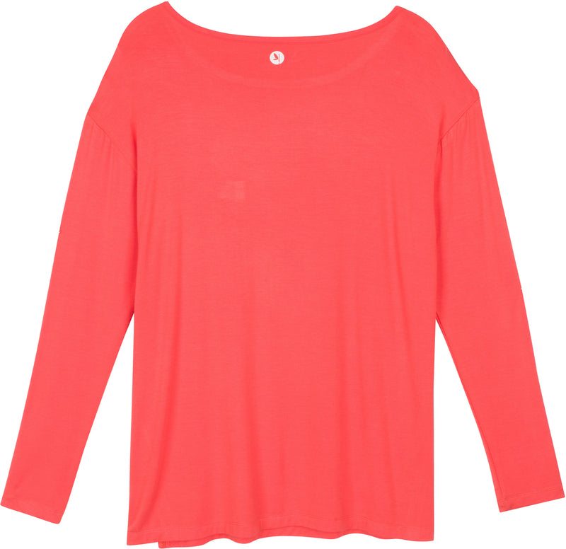 Women's Long Sleeve Relaxed Fit "Boyfriend Pocket T" Shirt-Women's Shirt-Shēdo Lane