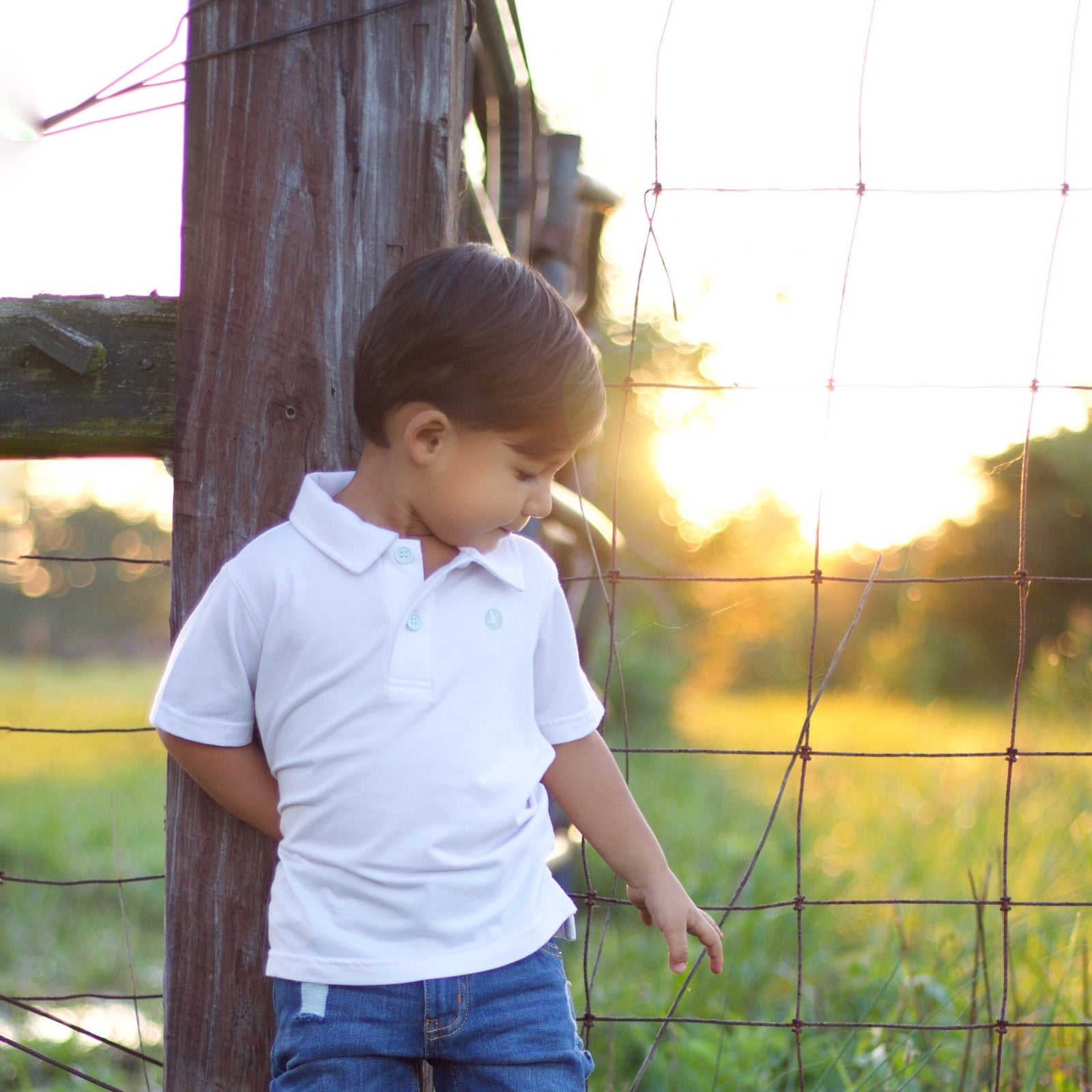 Kids' Short Sleeve Polo Shirt - UPF 50+ Sun Protection