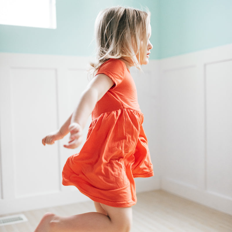 Girls' Swing Dress - Super-Soft UPF 50+ Sun Protection Girls' Swing Dress - Super-Soft UPF 50+ Sun Protection