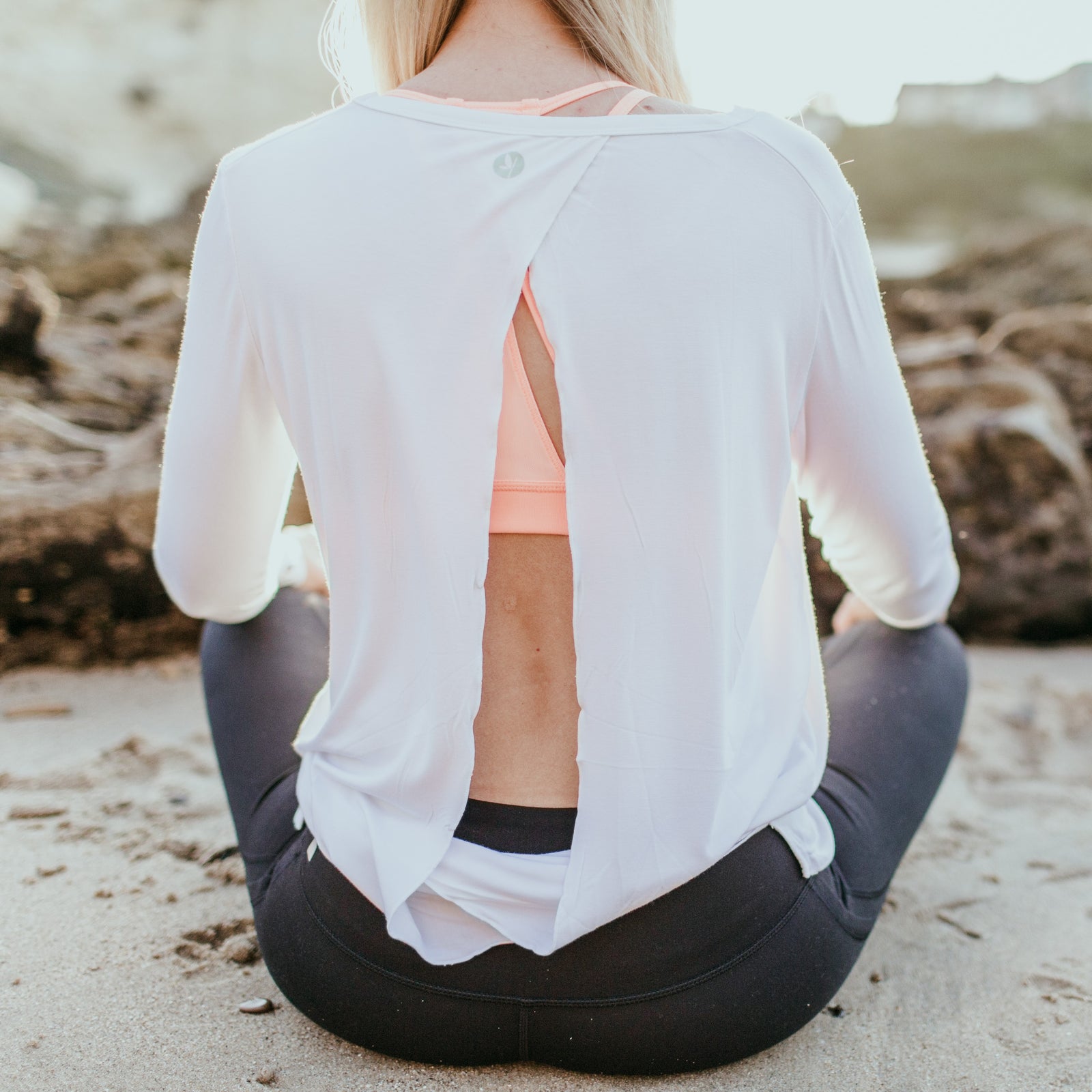 Women's Long Sleeve Open Back Shirt - UPF 50+ Protection - Shēdo Lane